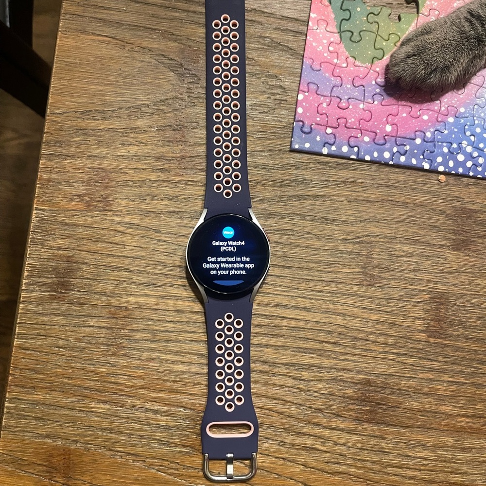 Samsung Smartwatch in Black and Silver